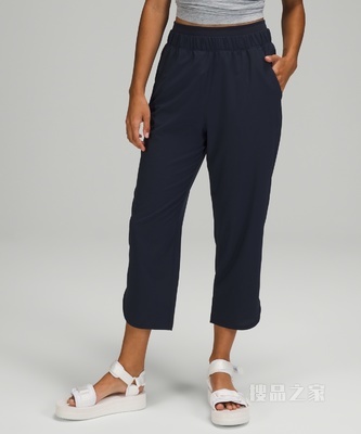 Petal Hem 女士运动超高腰中长裤