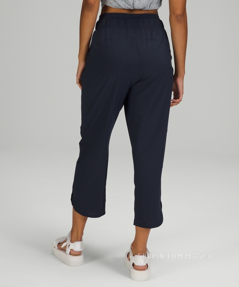 Petal Hem 女士运动超高腰中长裤