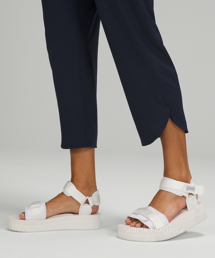 Petal Hem 女士运动超高腰中长裤