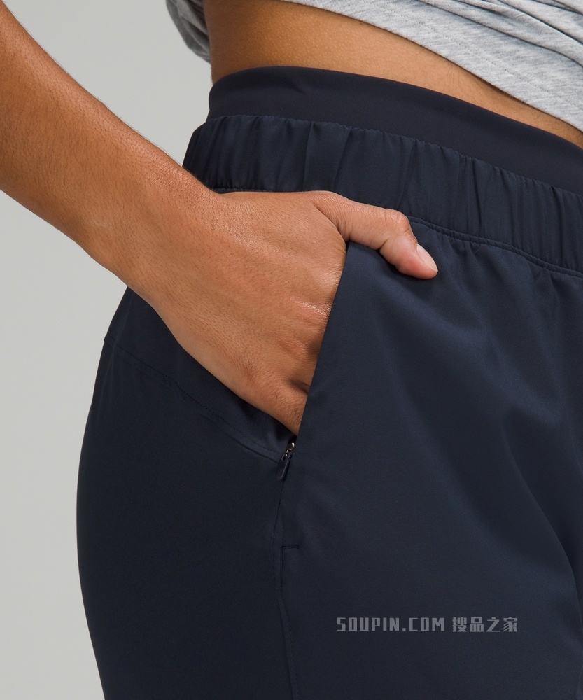 Petal Hem 女士运动超高腰中长裤
