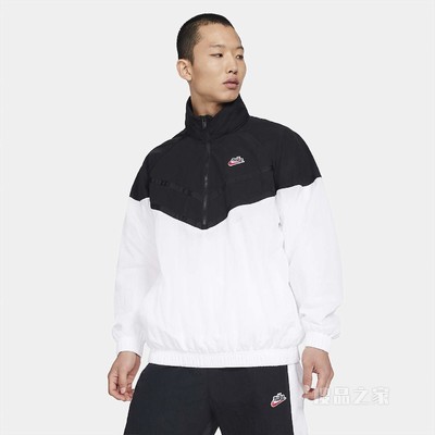 Nike Sportswear Heritage Windrunner 男子半长拉链开襟连帽上衣