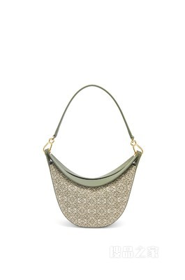 小号 Anagram 提花布和经典牛皮革 LOEWE Luna 手袋