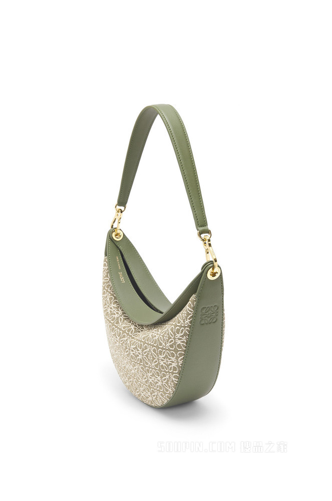 小号 Anagram 提花布和经典牛皮革 LOEWE Luna 手袋