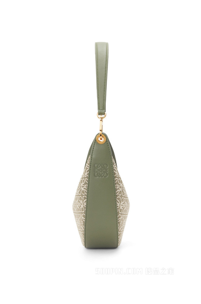 小号 Anagram 提花布和经典牛皮革 LOEWE Luna 手袋