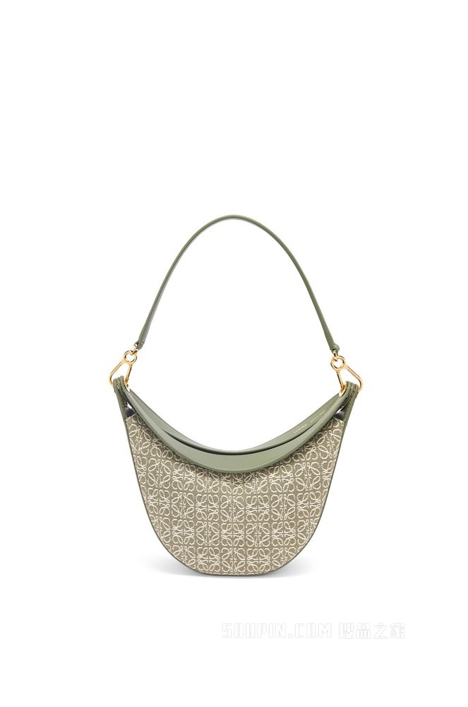 小号 Anagram 提花布和经典牛皮革 LOEWE Luna 手袋