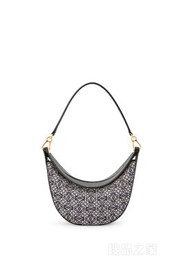 小号 Anagram 提花布和经典牛皮革 LOEWE Luna 手袋