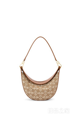 小号 Anagram 提花布和经典牛皮革 LOEWE Luna 手袋