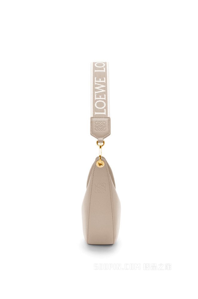 小号缎面牛皮革和提花布 LOEWE Luna 手袋