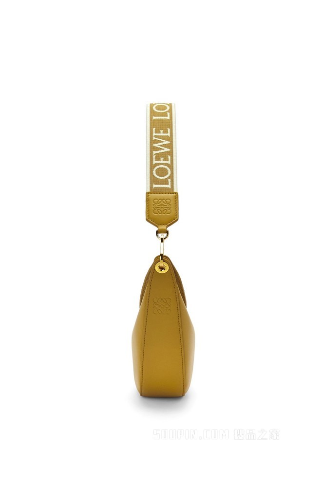 小号缎面牛皮革和提花布 LOEWE Luna 手袋