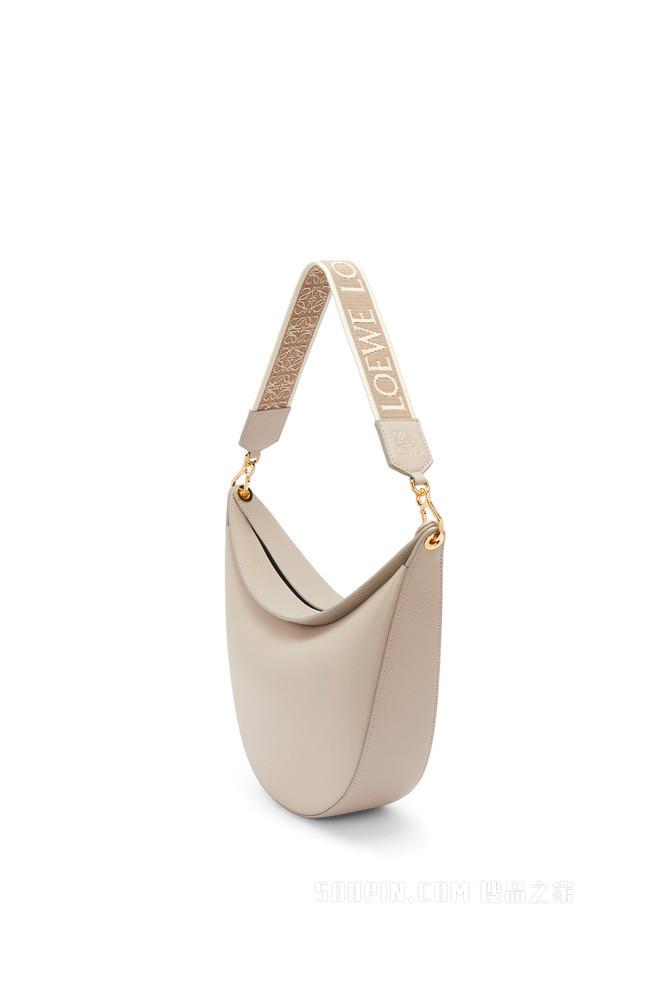 缎面牛皮革和提花布 LOEWE Luna 手袋