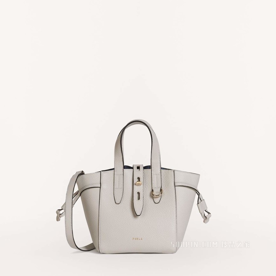 托特包 迷你款 Perla E (White) Furla Net