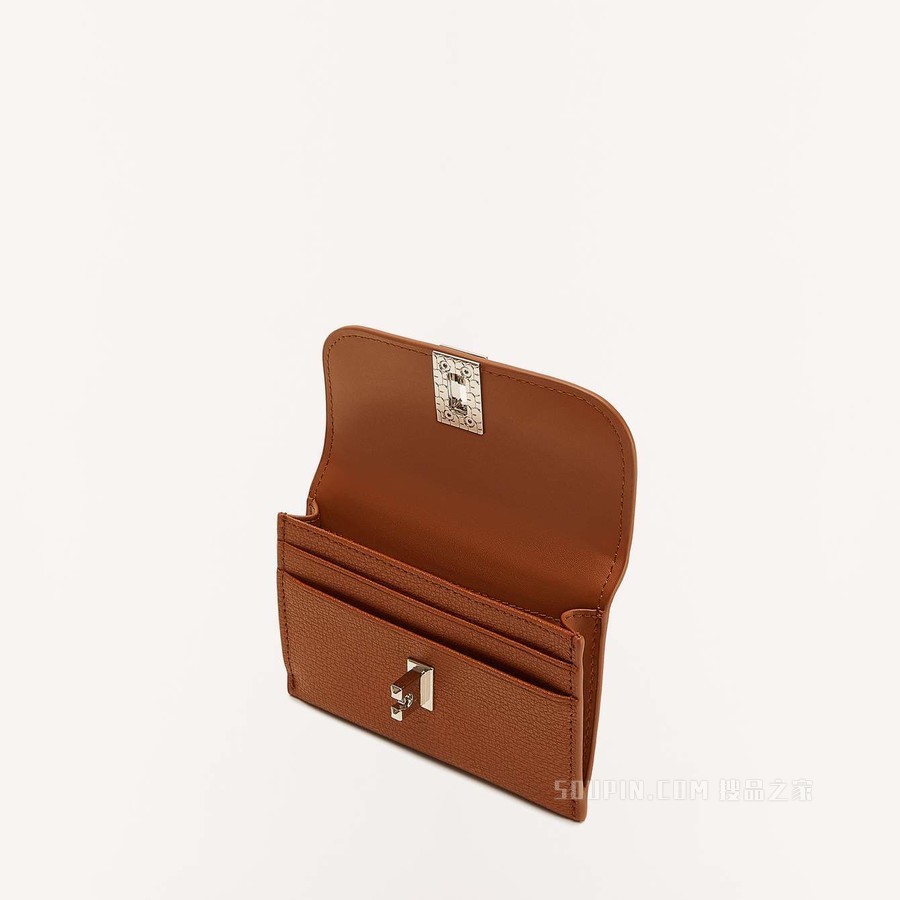 小号卡夹 Cognac H Furla Villa