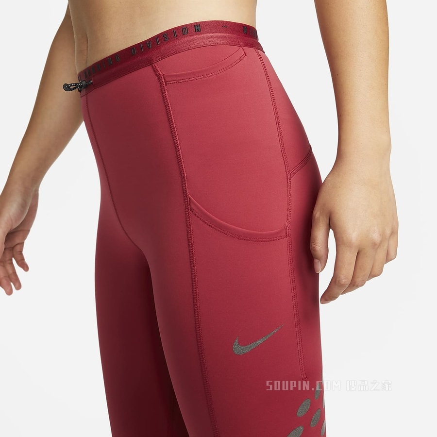 Nike Dri-FIT Run Division 女子中腰跑步紧身裤