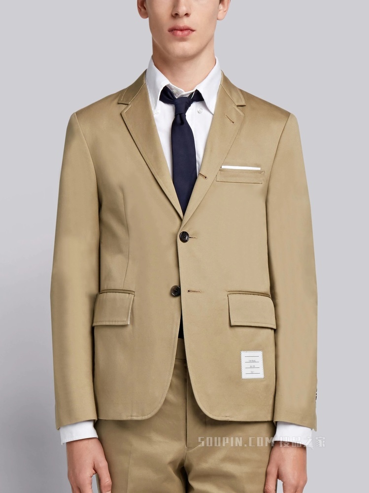 斜纹棉西服外套