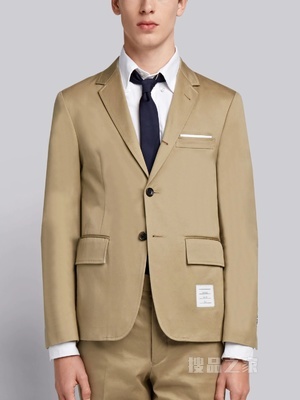 斜纹棉西服外套