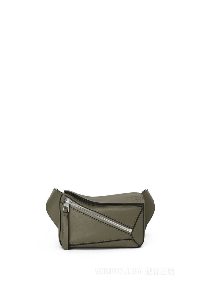 迷你经典牛皮革 Puzzle 腰包