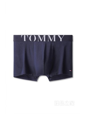 Tommy 内衣 男士LOGO腰边舒适微弹平角内裤礼品UM0UM02340