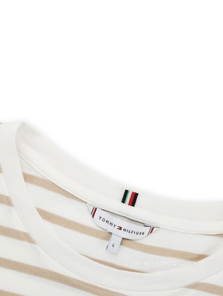 Tommy 22新款春夏女装针织短袖上衣WW0WW33515