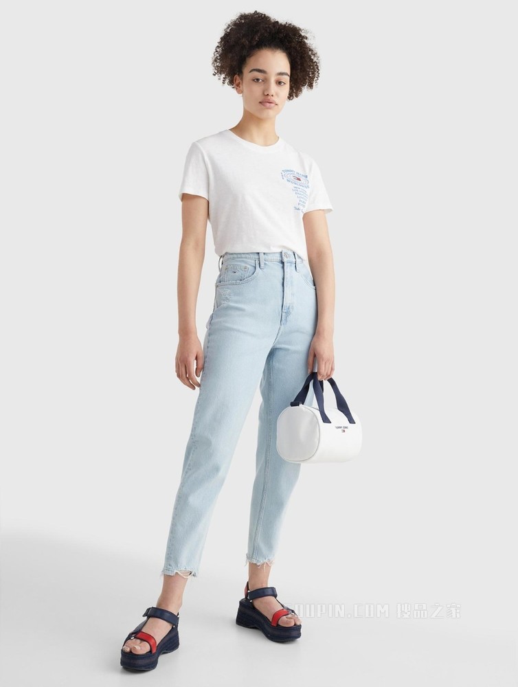 Tommy 22新款春夏女装牛仔裤DW0DW12354