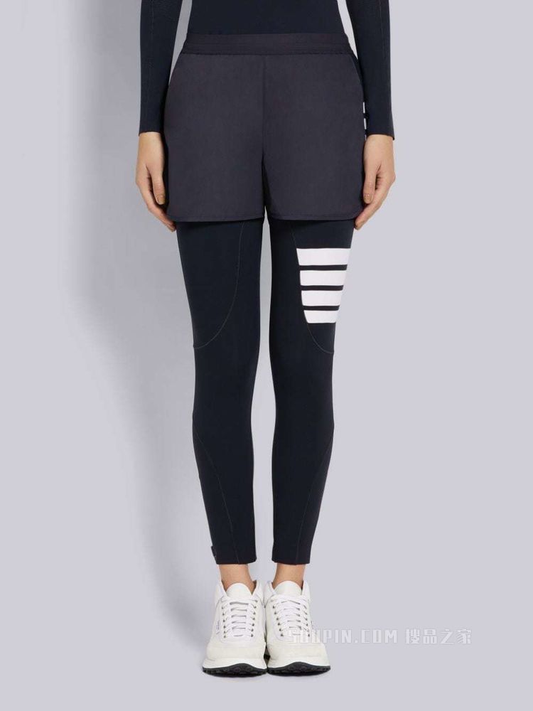 四条纹运动短裤