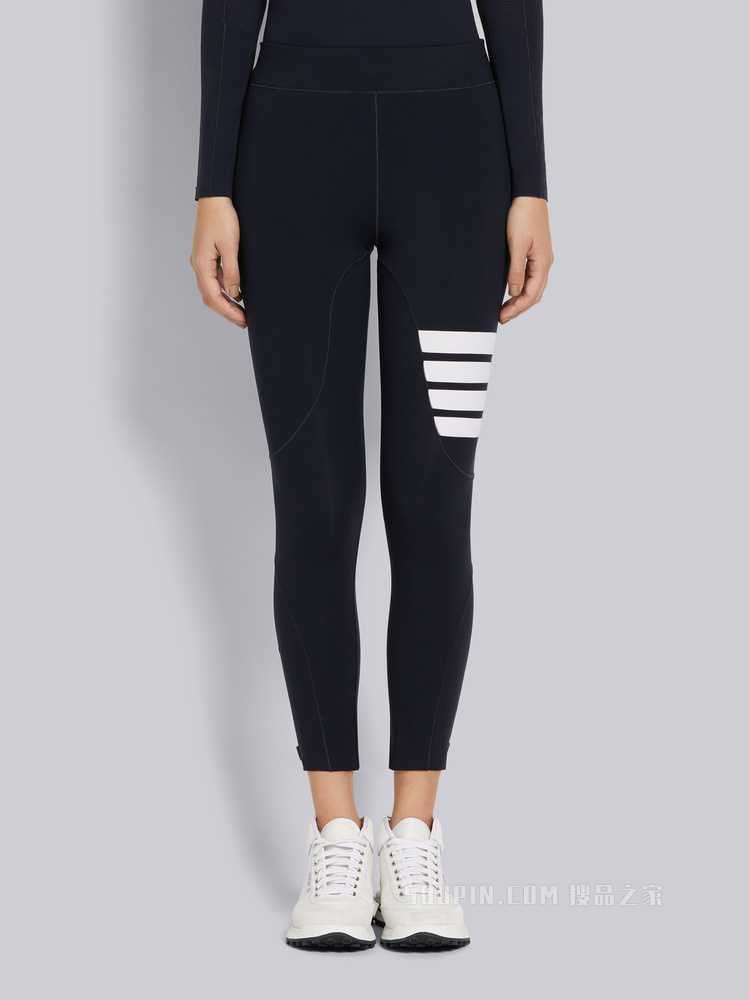 四条纹紧身裤