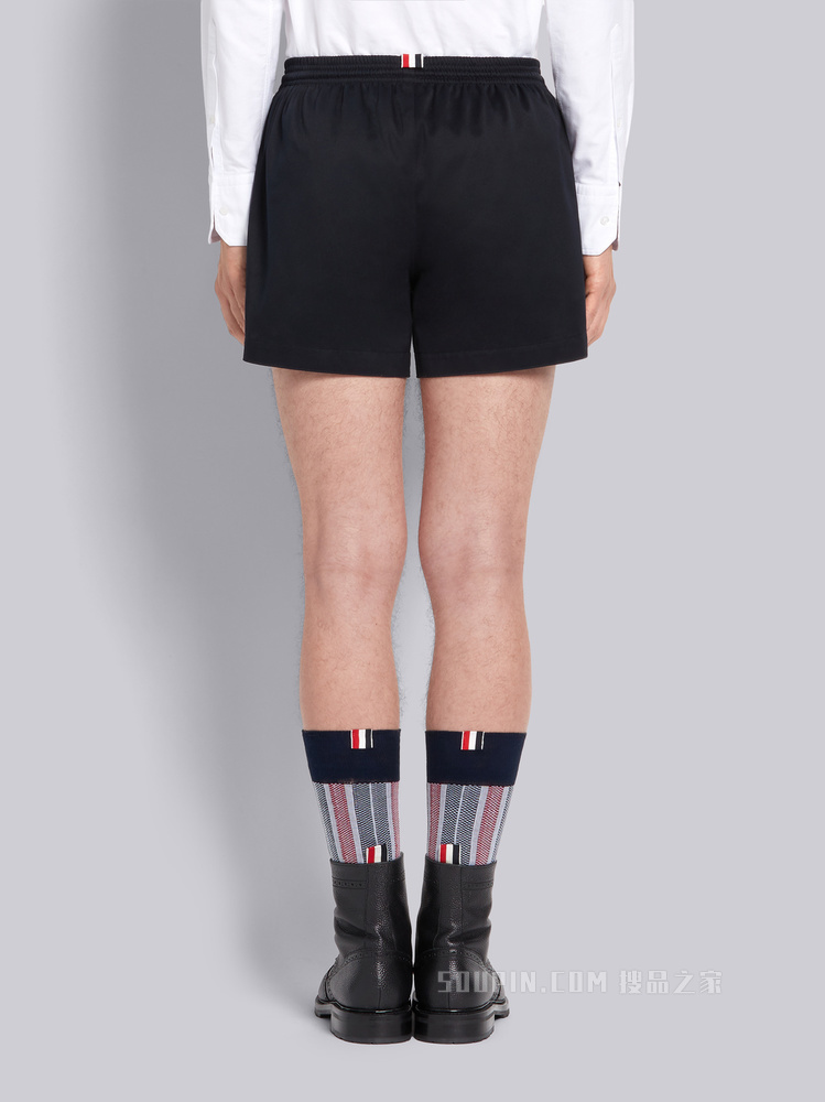 斜纹棉运动短裤