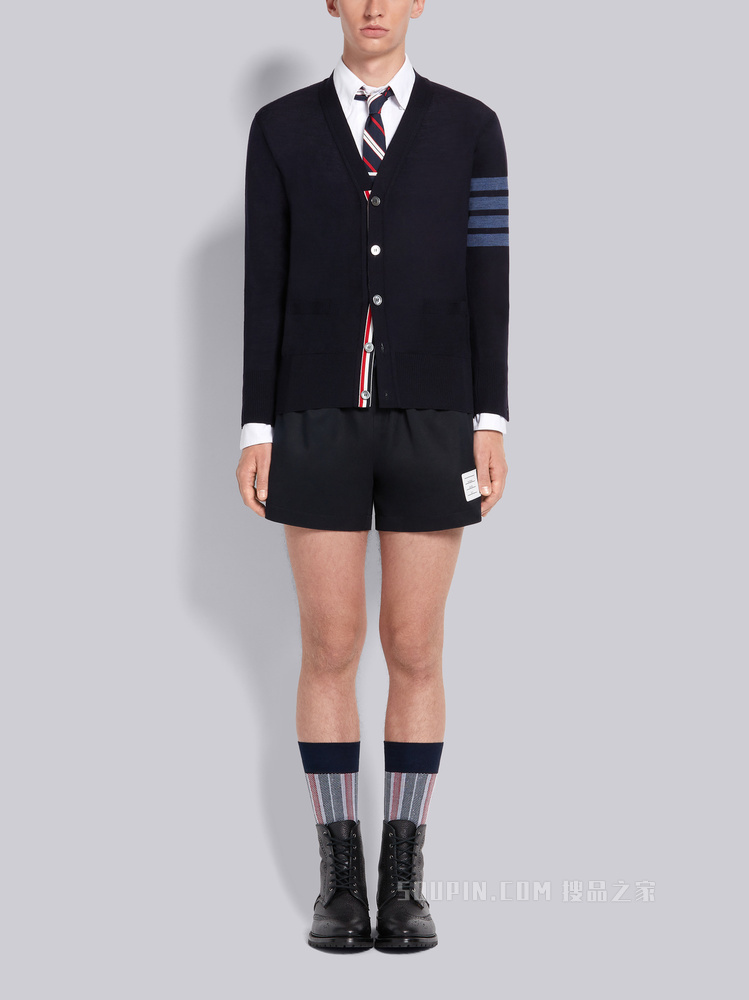 斜纹棉运动短裤