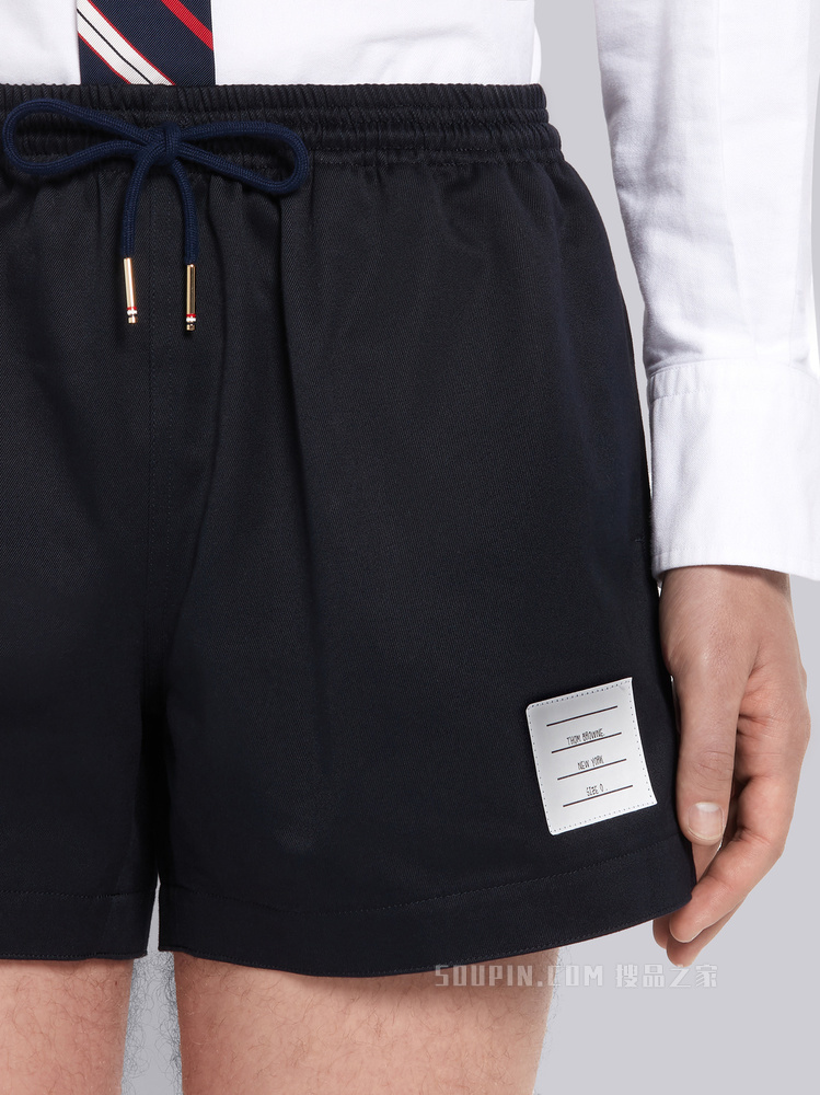 斜纹棉运动短裤