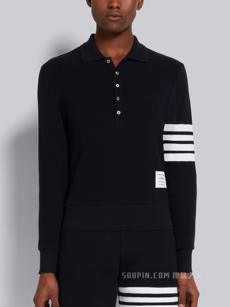四条纹 POLO 衫