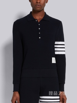 四条纹 POLO 衫