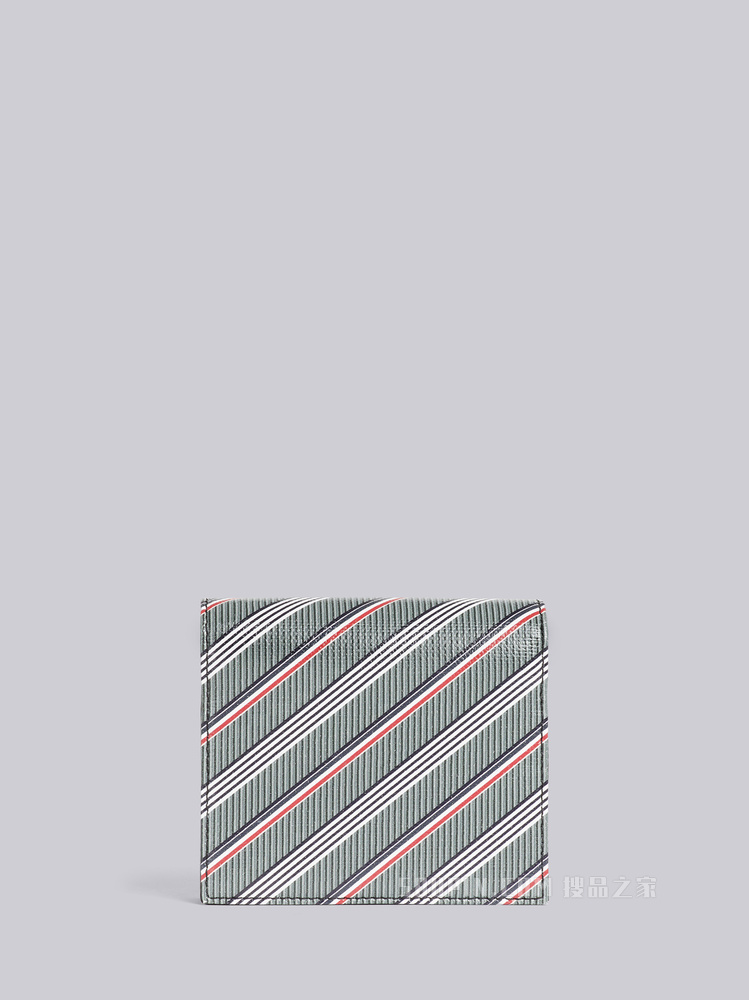条纹帆布卡夹