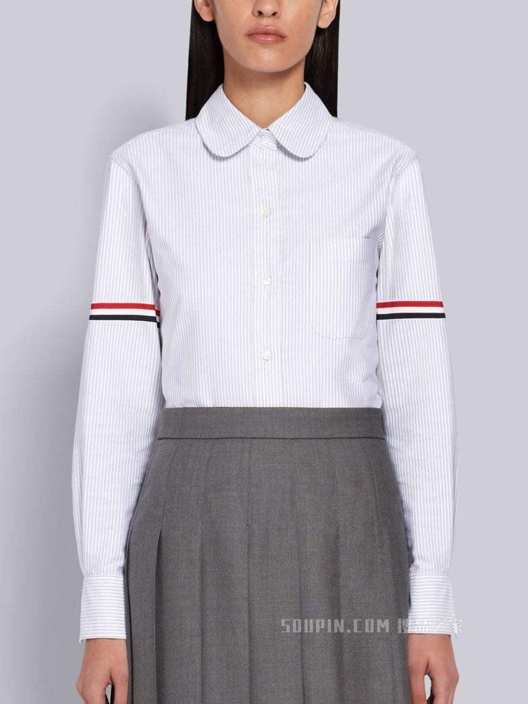 条纹牛津衬衫