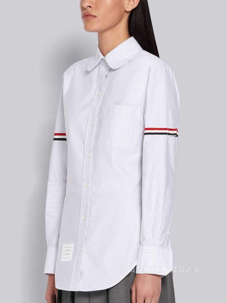 条纹牛津衬衫