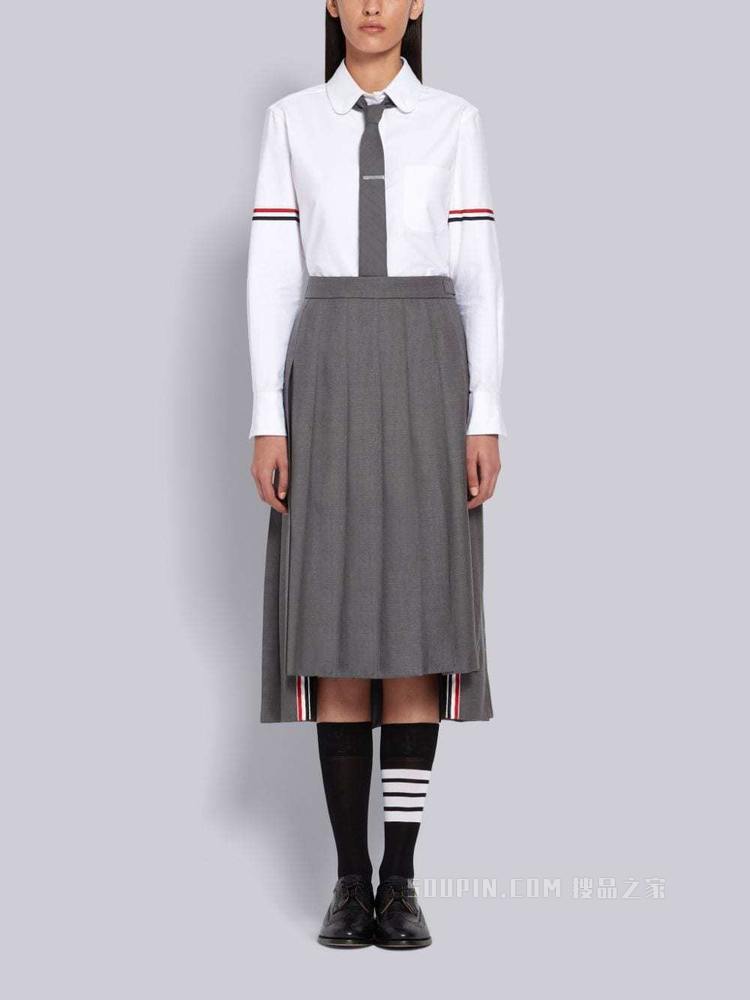罗缎臂环牛津衬衫