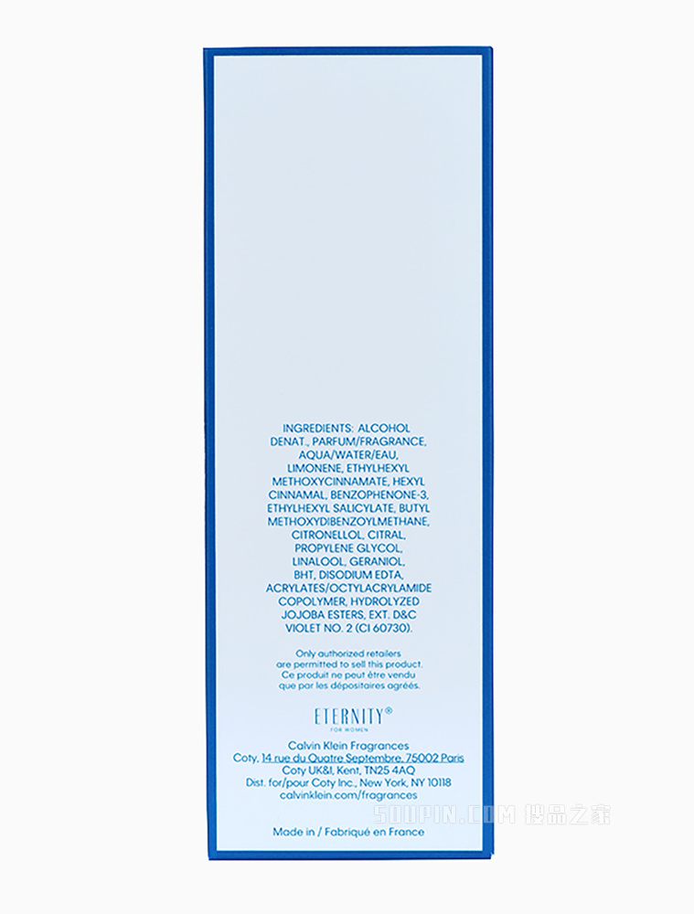 Calvin KleinAIR卡尔文克雷恩纯爱永恒香水EDP 65229040000