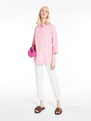 条纹棉府绸衬衫 | Weekend Max Mara