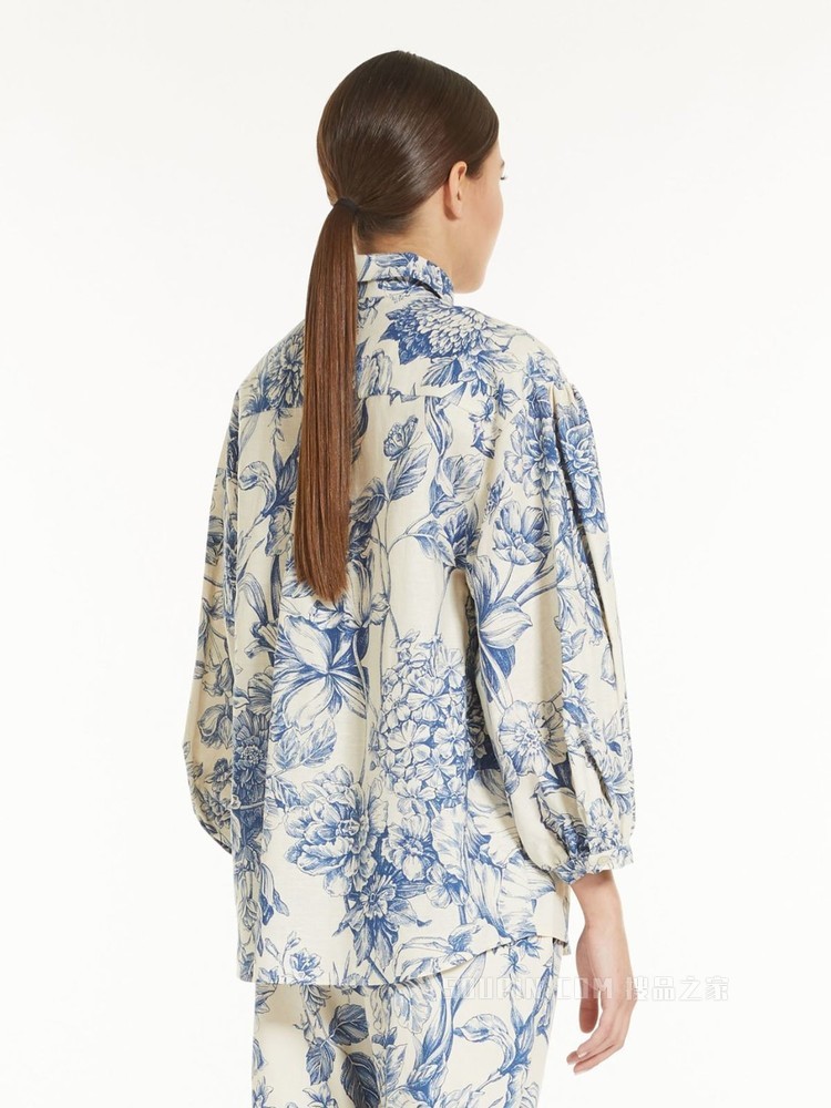 印花亚麻衬衫 | Weekend Max Mara