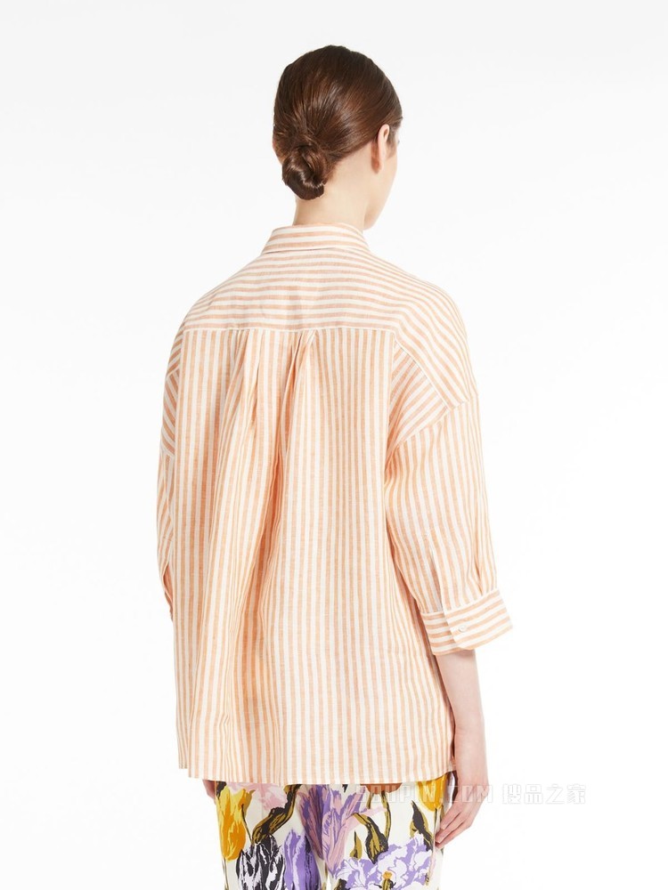 亚麻条纹衬衫 | Weekend Max Mara