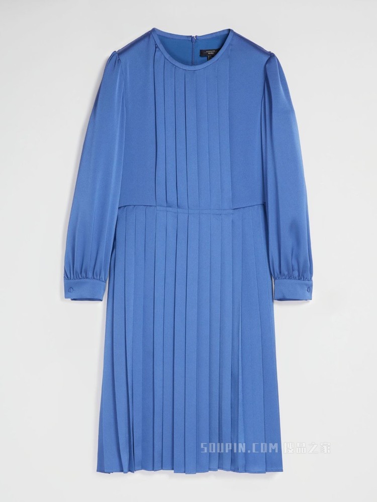 百褶缎面连衣裙 | Weekend Max Mara