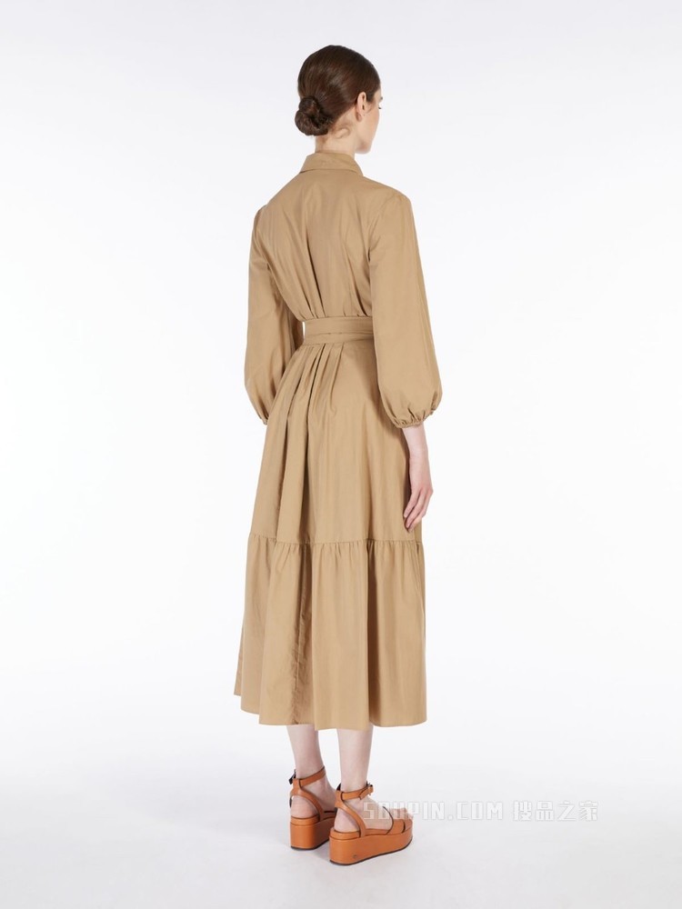 棉府绸衬衫裙 | Weekend Max Mara