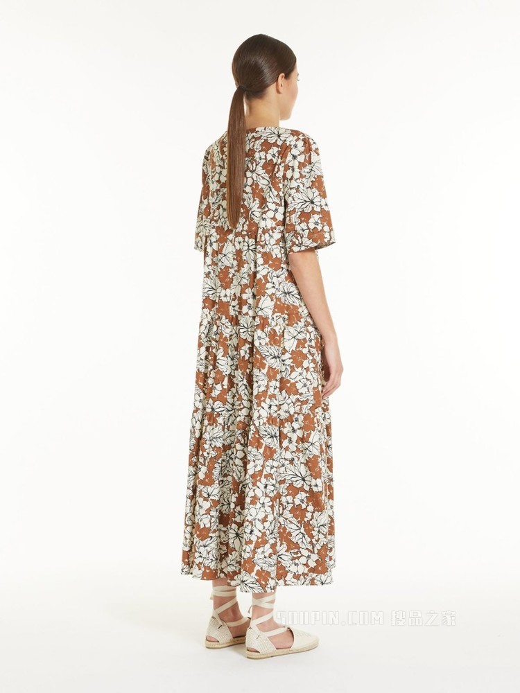 印花棉府绸连衣裙 | Weekend Max Mara