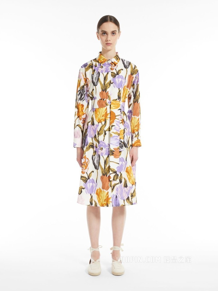 印花棉府绸衬衫裙 | Weekend Max Mara