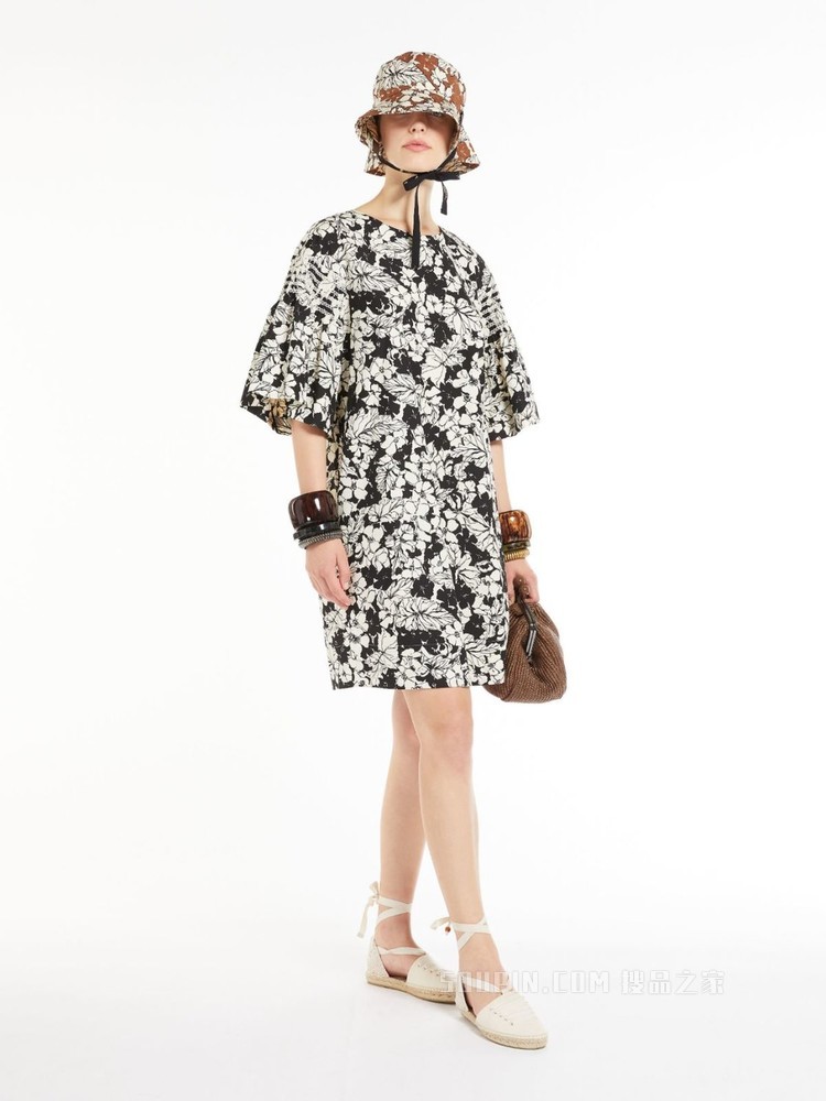 印花棉府绸连衣裙 | Weekend Max Mara