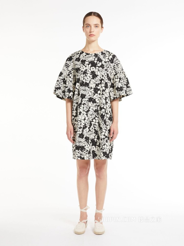印花棉府绸连衣裙 | Weekend Max Mara