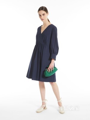 棉府绸连衣裙 | Weekend Max Mara