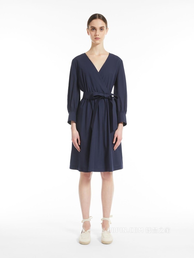 棉府绸连衣裙 | Weekend Max Mara