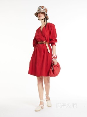 棉府绸连衣裙 | Weekend Max Mara