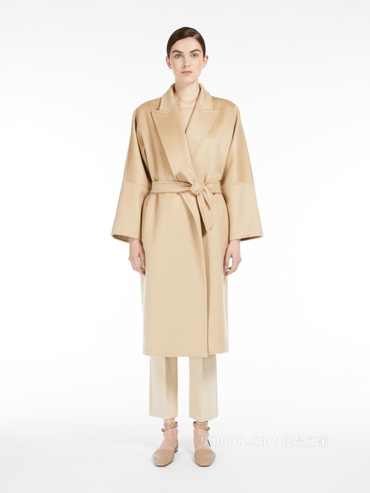 浴袍式羊绒大衣 | Max Mara