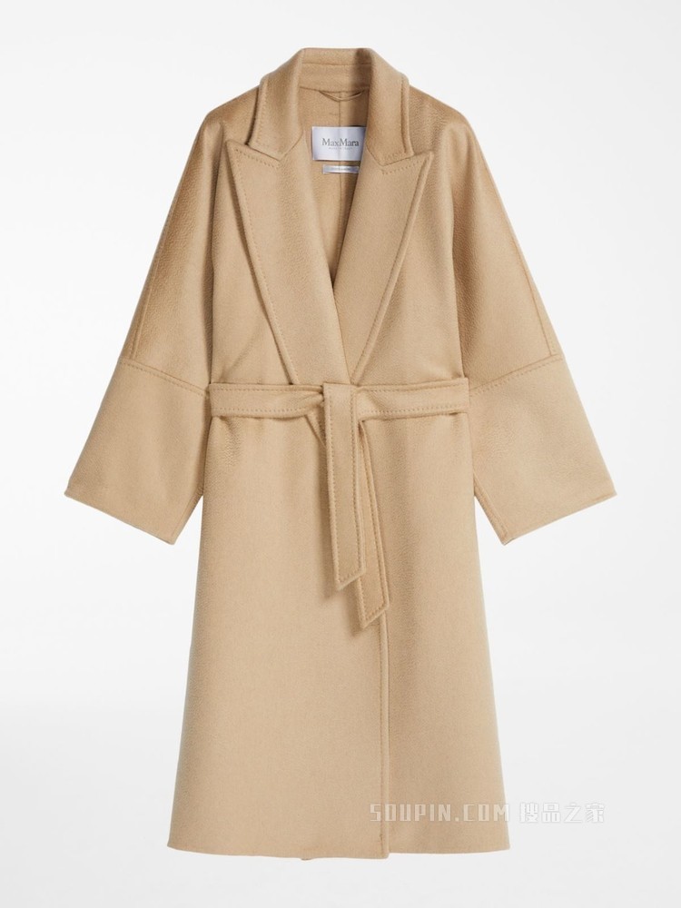 浴袍式羊绒大衣 | Max Mara