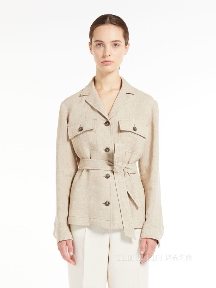 亚麻短外套 | Weekend Max Mara
